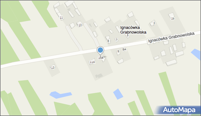 Ignacówka Grabnowolska, Ignacówka Grabnowolska, 10A, mapa Ignacówka Grabnowolska