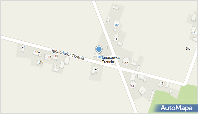 Ignacówka Trzecia, Ignacówka Trzecia, 18, mapa Ignacówka Trzecia