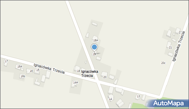 Ignacówka Trzecia, Ignacówka Trzecia, 19, mapa Ignacówka Trzecia