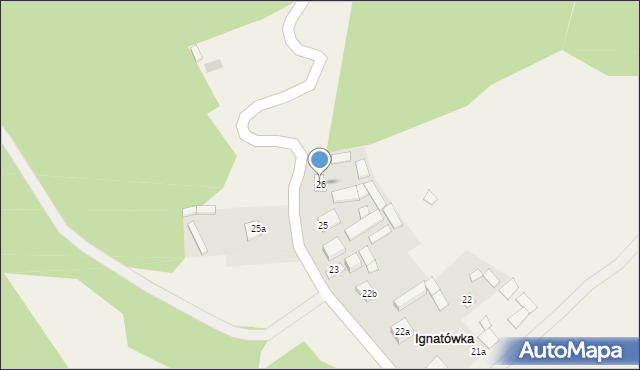 Ignatówka, Ignatówka, 26, mapa Ignatówka