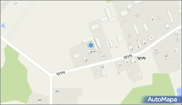 Igryły, Igryły, 15, mapa Igryły
