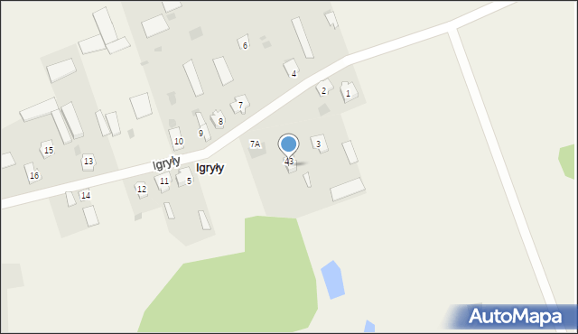 Igryły, Igryły, 4, mapa Igryły