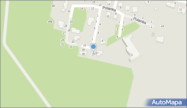 Kalisz, Iglasta, 10, mapa Kalisza