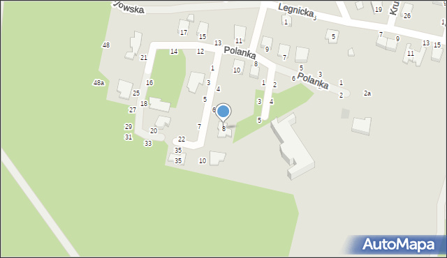 Kalisz, Iglasta, 8, mapa Kalisza