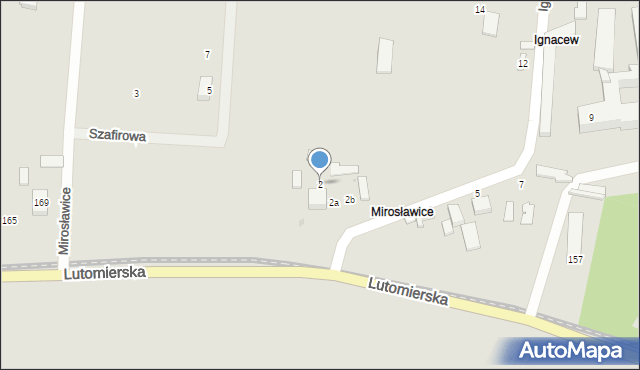 Konstantynów Łódzki, Ignacew, 2, mapa Konstantynów Łódzki