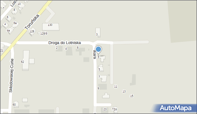 Inowrocław, Ikara, 3, mapa Inowrocławia