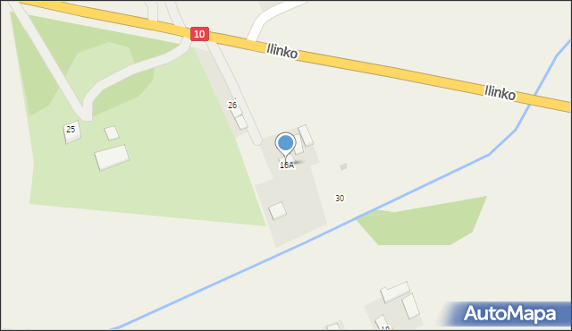 Ilinko, Ilinko, 16A, mapa Ilinko