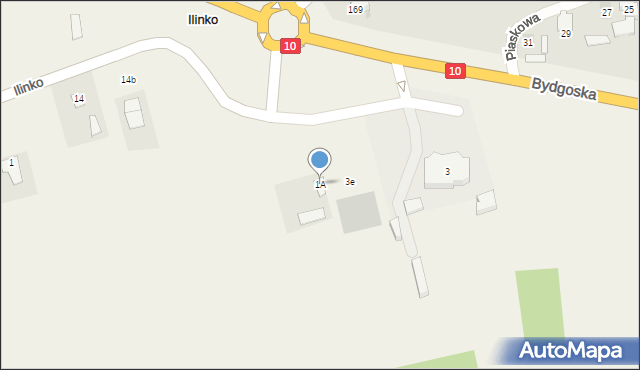 Ilinko, Ilinko, 1A, mapa Ilinko