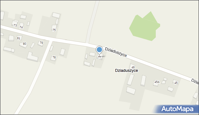 Ilkowice, Ilkowice, 77, mapa Ilkowice