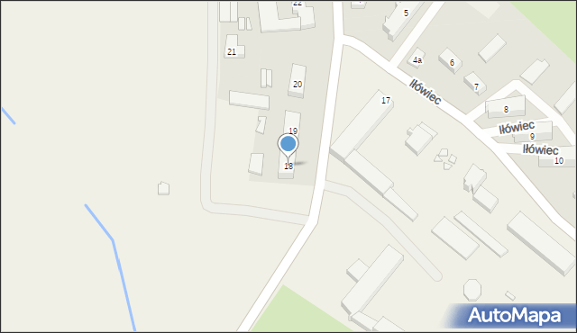 Iłówiec, Iłówiec, 18, mapa Iłówiec