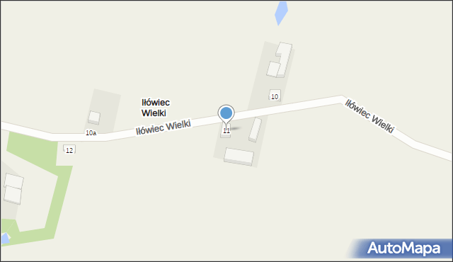Iłówiec Wielki, Iłówiec Wielki, 11, mapa Iłówiec Wielki