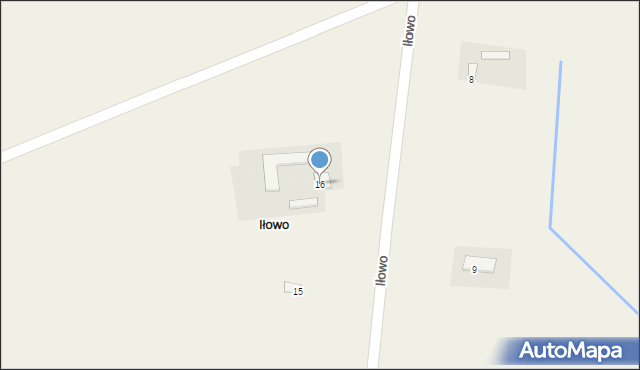 Iłowo, Iłowo, 16, mapa Iłowo