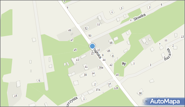 Iły, Iły, 12, mapa Iły