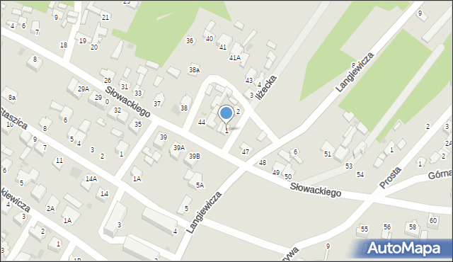 Kunów, Iłżecka, 1, mapa Kunów