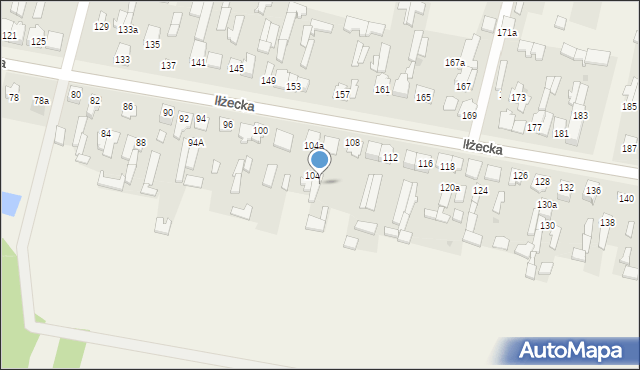 Skarżysko Kościelne, Iłżecka, 106a, mapa Skarżysko Kościelne