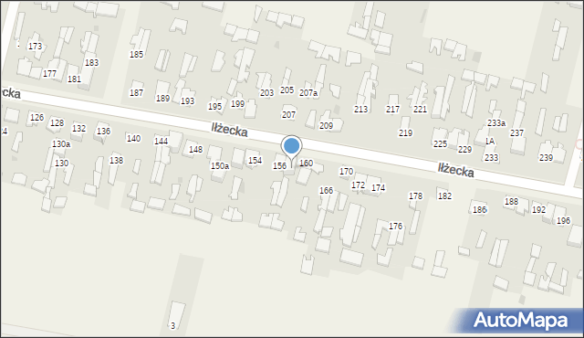 Skarżysko Kościelne, Iłżecka, 158, mapa Skarżysko Kościelne