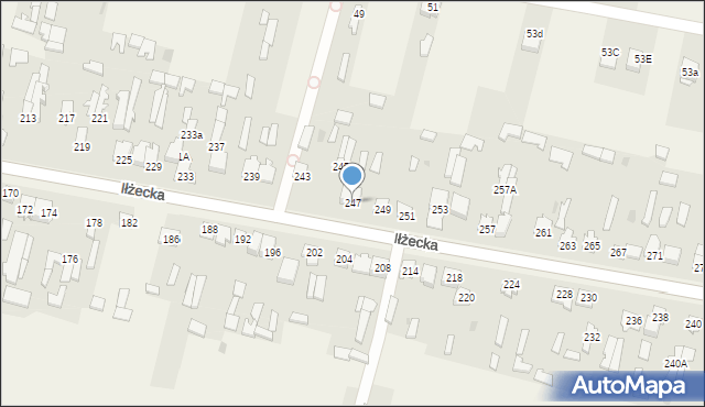 Skarżysko Kościelne, Iłżecka, 247, mapa Skarżysko Kościelne
