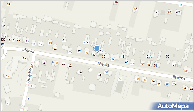 Skarżysko Kościelne, Iłżecka, 31a, mapa Skarżysko Kościelne