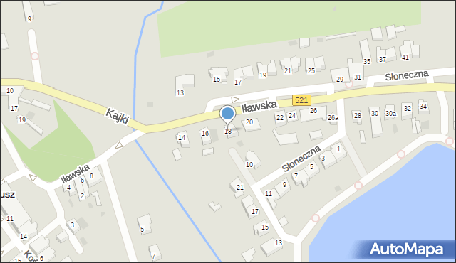 Susz, Iławska, 18, mapa Susz