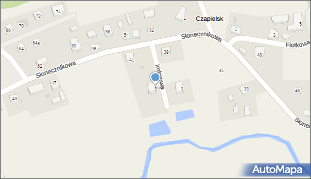 Czapielsk, Imbirowa, 2, mapa Czapielsk