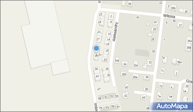 Duchnice, Imbirowa, 35, mapa Duchnice