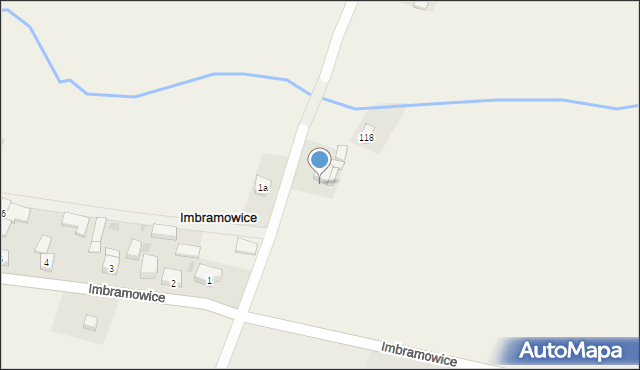 Imbramowice, Imbramowice, 118, mapa Imbramowice