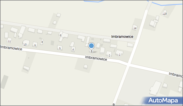 Imbramowice, Imbramowice, 3, mapa Imbramowice