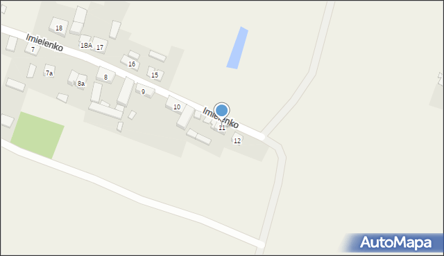 Imielenko, Imielenko, 11, mapa Imielenko