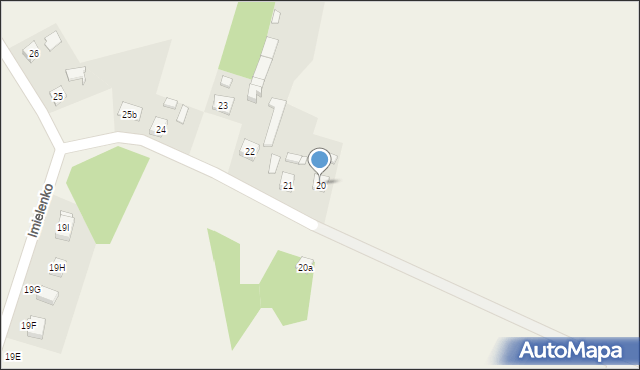 Imielenko, Imielenko, 20, mapa Imielenko