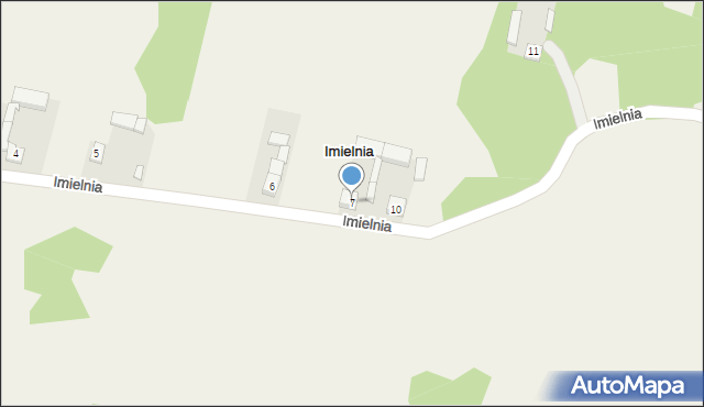 Imielnia, Imielnia, 7, mapa Imielnia