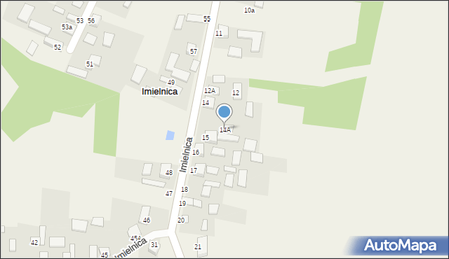 Imielnica, Imielnica, 14A, mapa Imielnica