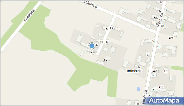 Imielnica, Imielnica, 52, mapa Imielnica