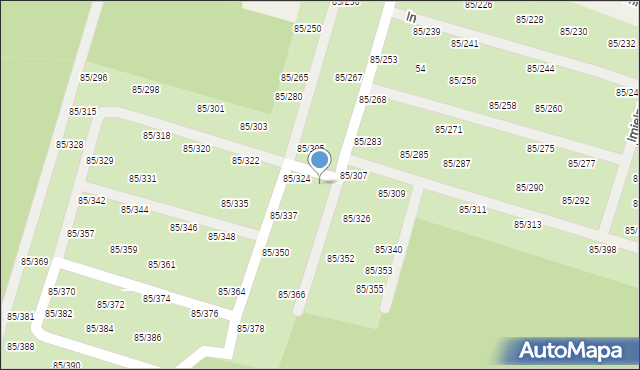 Imielno, Imielno, 85/325, mapa Imielno