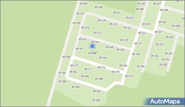 Imielno, Imielno, 85/359, mapa Imielno