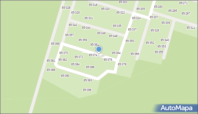 Imielno, Imielno, 85/375, mapa Imielno