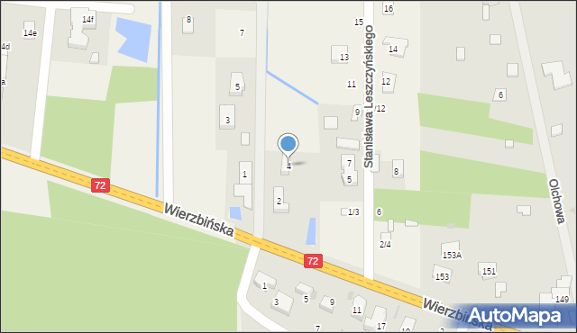 Ruda-Bugaj, Imbirowa, 4, mapa Ruda-Bugaj