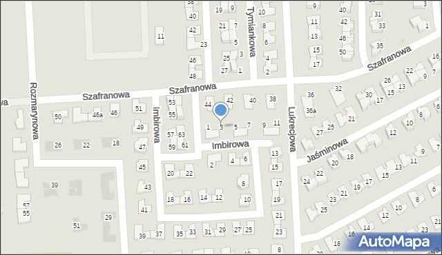 Tarnowskie Góry, Imbirowa, 3, mapa Tarnowskie Góry