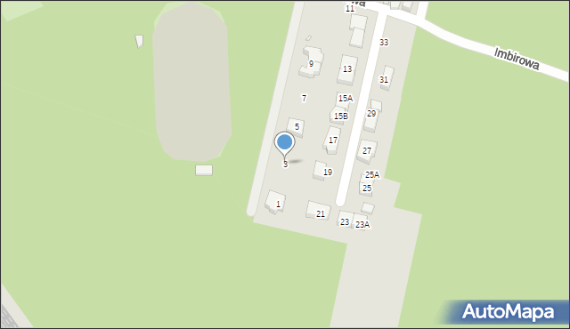 Wrocław, Imbirowa, 3, mapa Wrocławia