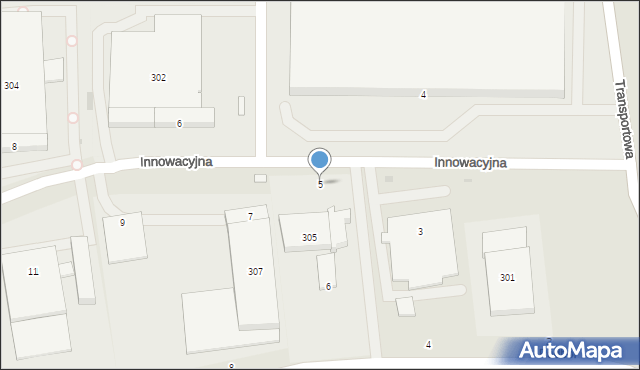 Głogów Małopolski, Innowacyjna, 5, mapa Głogów Małopolski