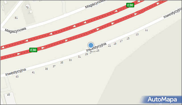 Konotopa, Inwestycyjna, 27, mapa Konotopa