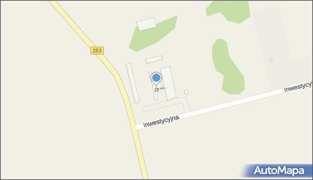 Podbrzezie Dolne, Inwestycyjna, 16, mapa Podbrzezie Dolne