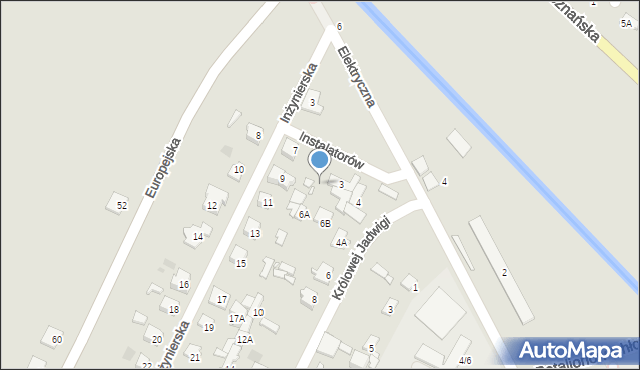 Pruszków, Instalatorów, 5, mapa Pruszków