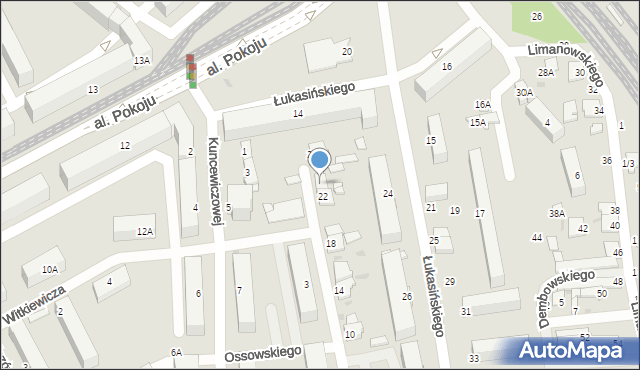 Częstochowa, Irzykowskiego Karola, 24, mapa Częstochowy