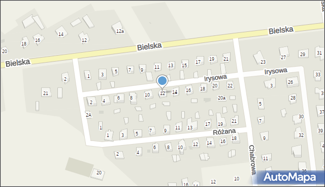 Nowe Proboszczewice, Irysowa, 12, mapa Nowe Proboszczewice