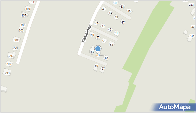 Pogwizdów Nowy, Irysowa, 3, mapa Pogwizdów Nowy
