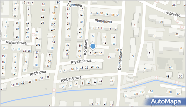 Warszawa, Irydowa, 4, mapa Warszawy