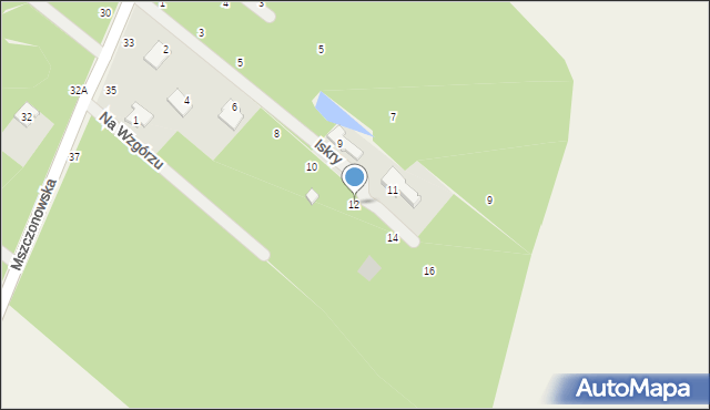 Bartoszówka, Iskry, 12, mapa Bartoszówka