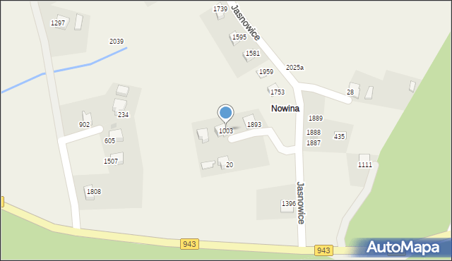 Istebna, Istebna, 1003, mapa Istebna