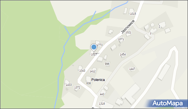 Istebna, Istebna, 1027, mapa Istebna