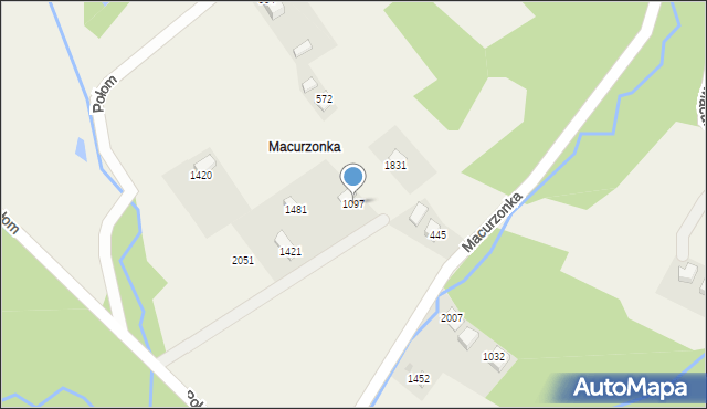 Istebna, Istebna, 1097, mapa Istebna